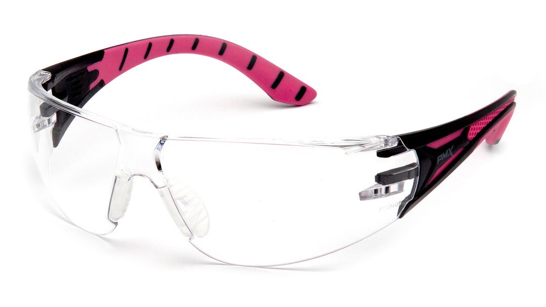 Pyramex Safety - Endeavor Plus - Black-Pink Frame/Clear Lens