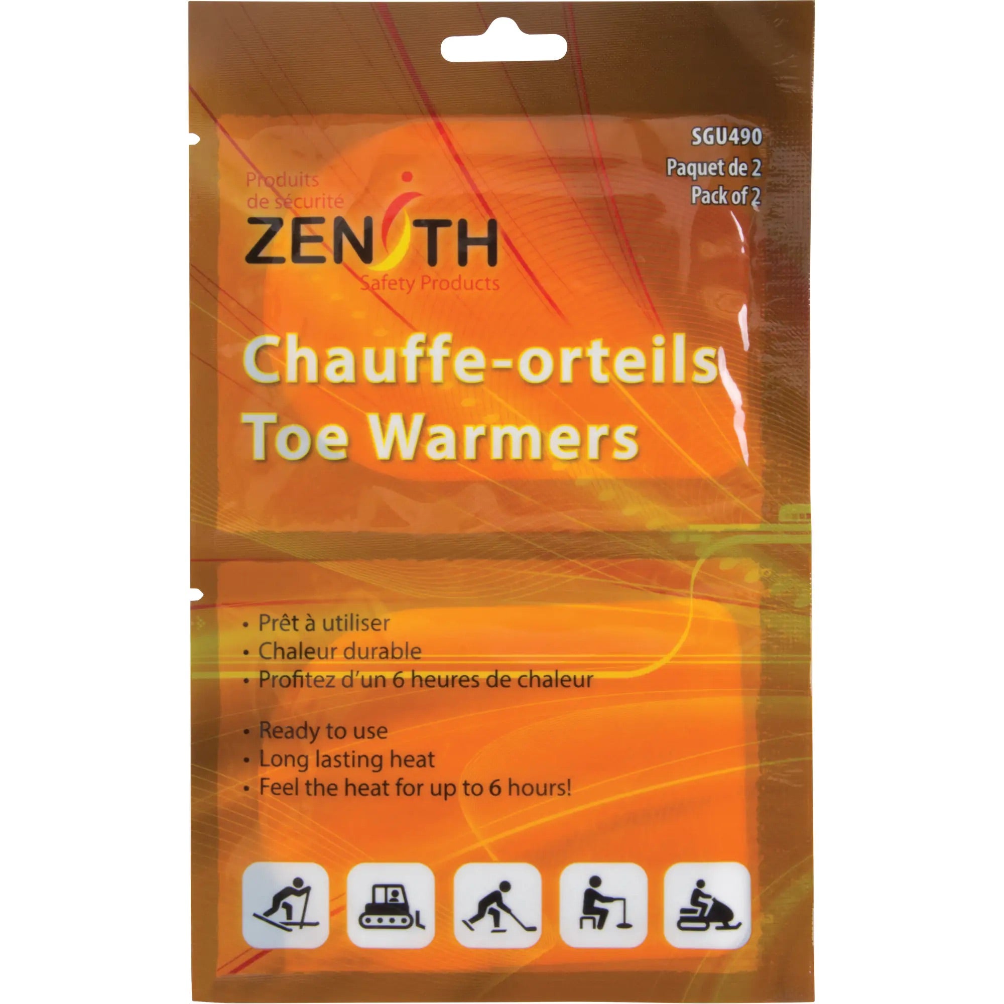 Zenith Toe Warmers Pack of 20 Pairs