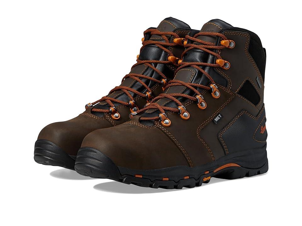 Danner Vicious 6" NMT/MET/EH (Brown/Orange) Men's Boots 13880