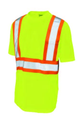 S/S SAFETY T-SHIRT W/POCKET