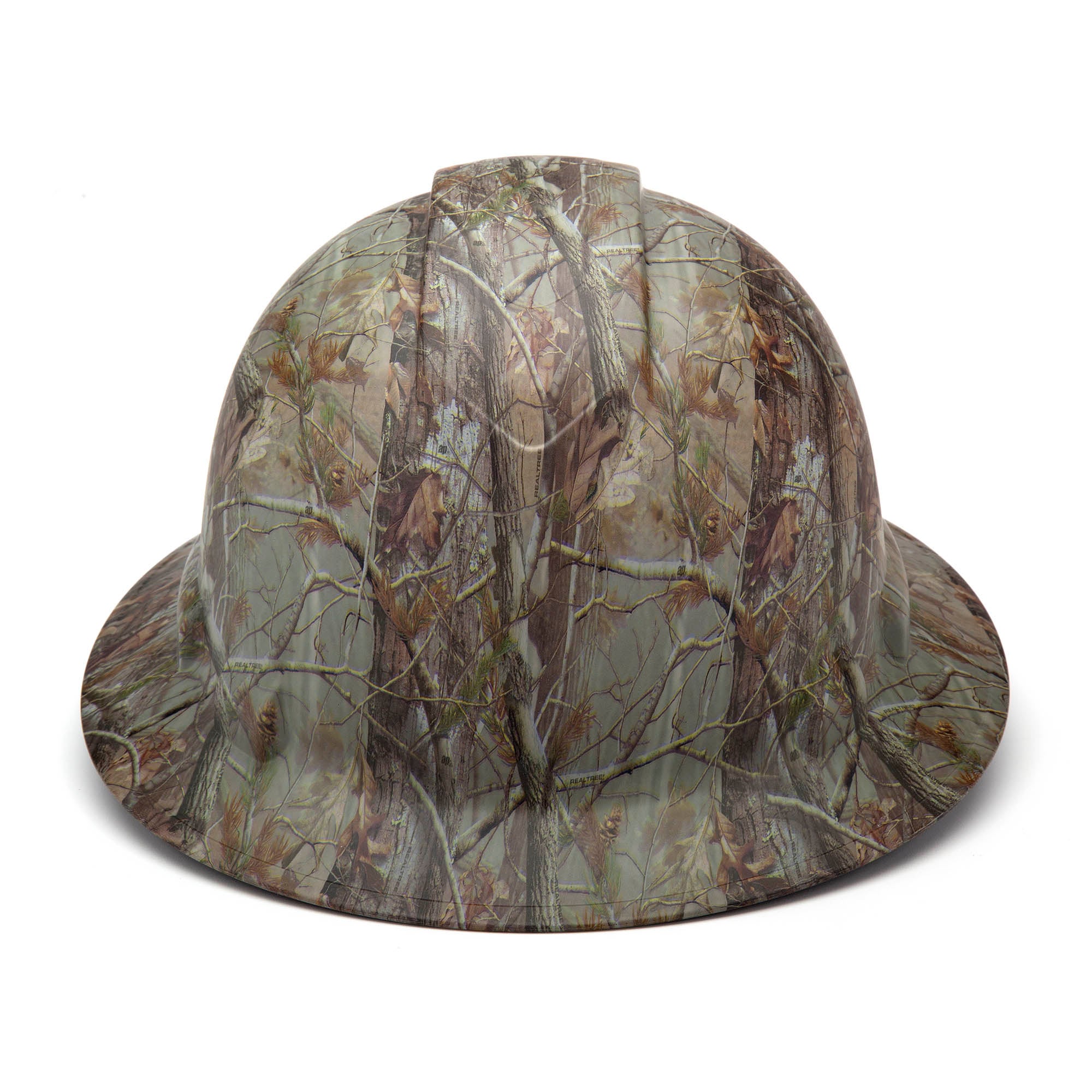 Camo Ridgeline Full Brim Hydro Dipped Hardhat with 4-Point Standard Ratchet