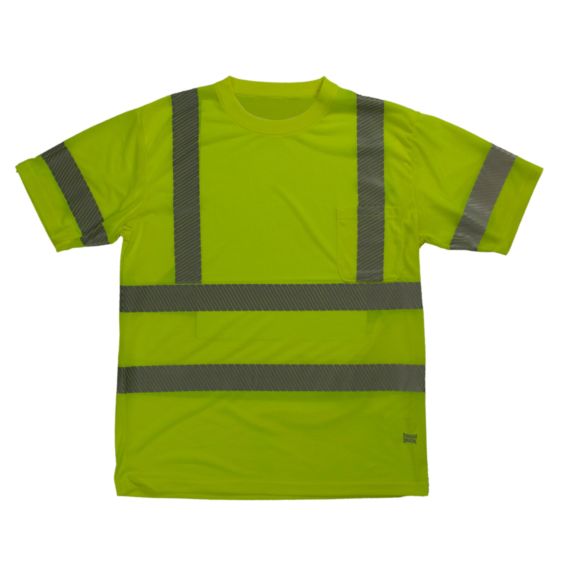 S/S SAFETY T-SHIRT W/ SEGMENTED STRIPES