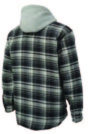 Quilt Lined Hooded Flannel Jac Shirt Fooler Front