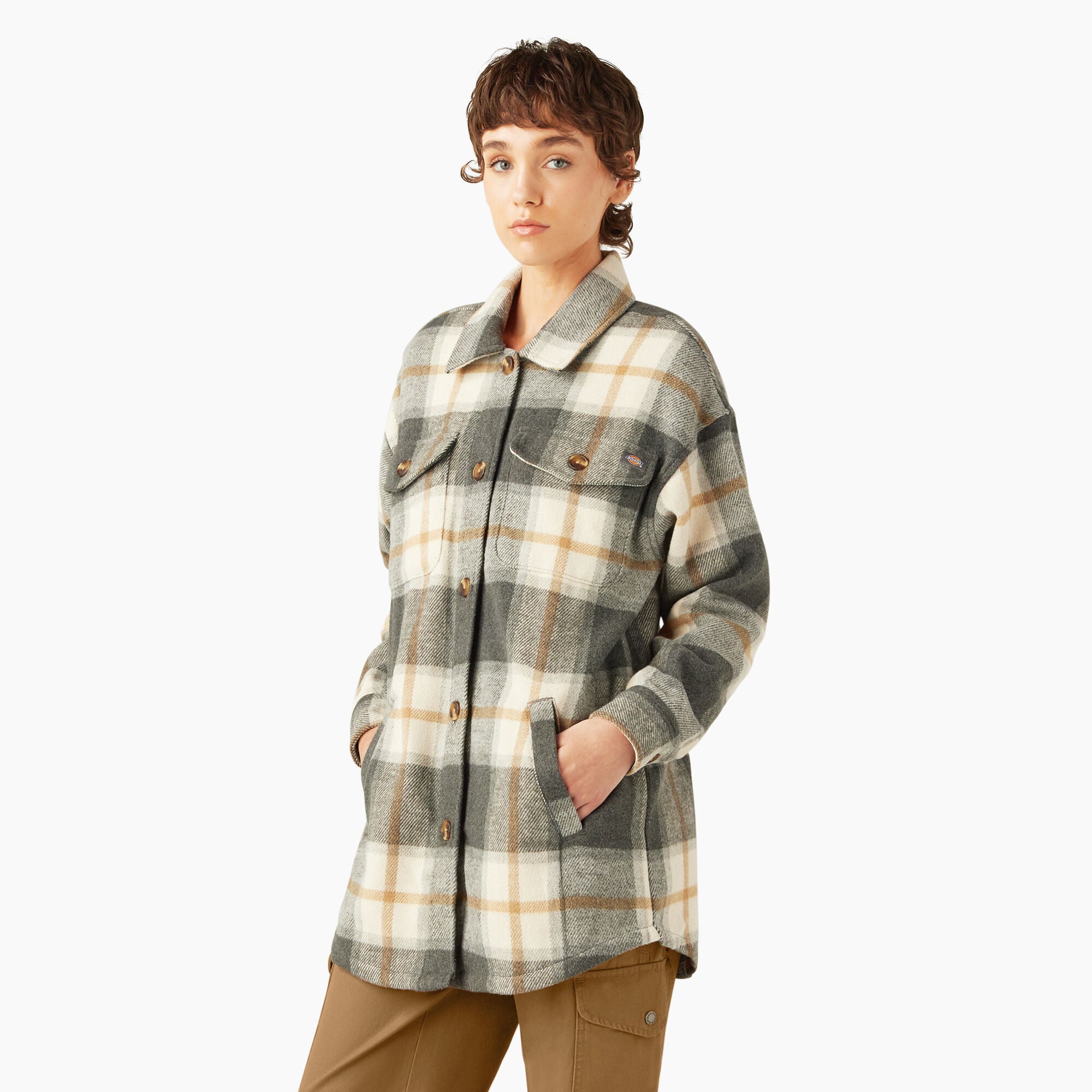 Dickies Womens Plaid Jacket