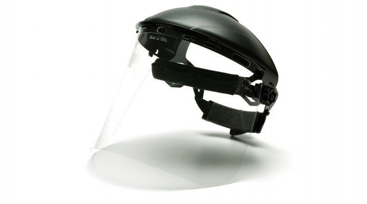 Pyramex Safety - Visors - Clear-PC Shield 8" X 15" /.040 thick