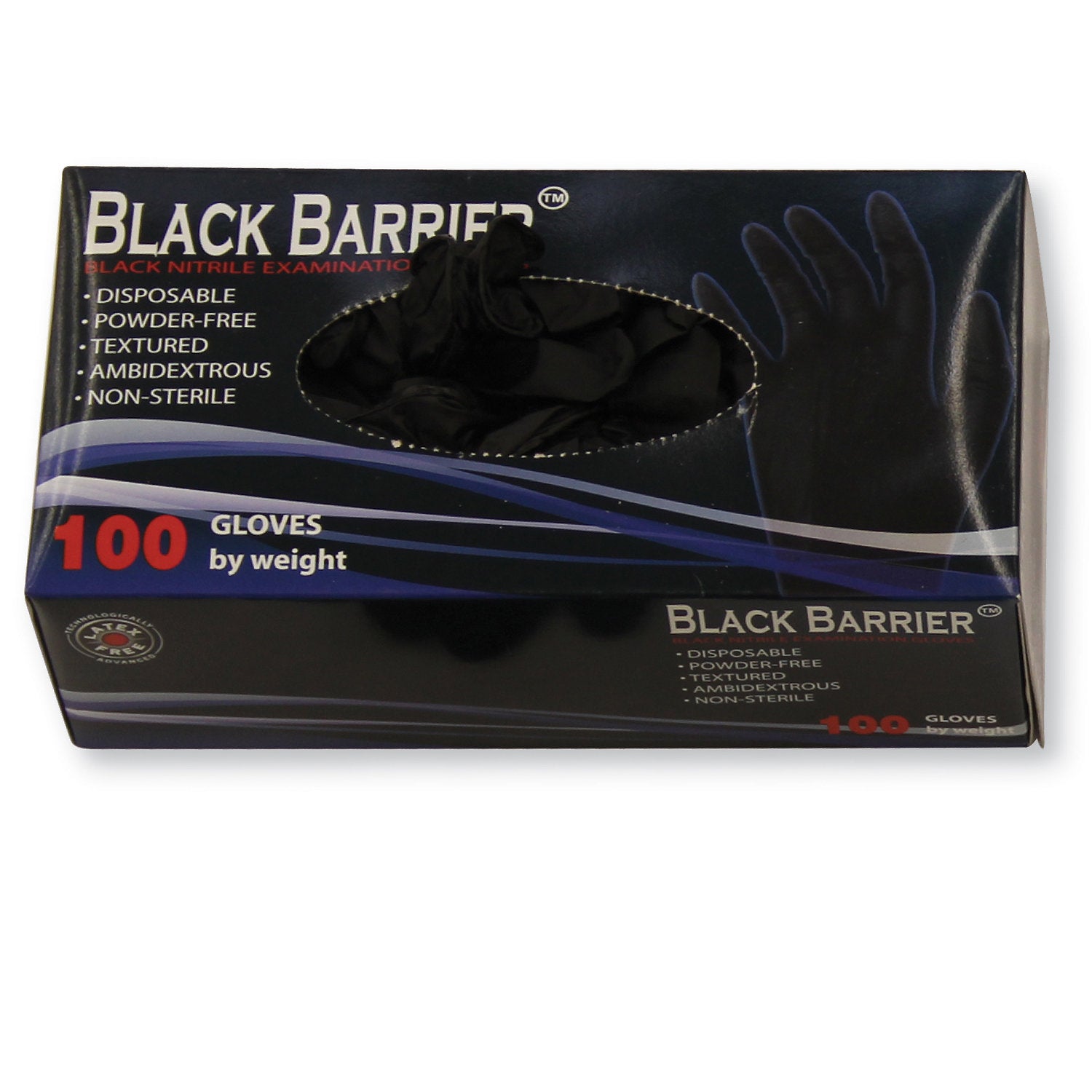Black Nitrile Disposable Gloves