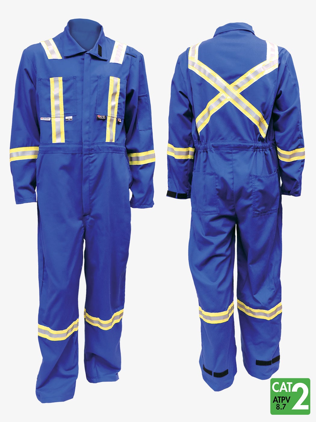 Ultrasoft FR Coverall Style 107 Contractor WS Blue 7oz Size 48T