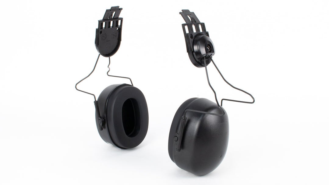 Pyramex Safety-Cap mounted earmuffs for full brim hats NRR 23dB