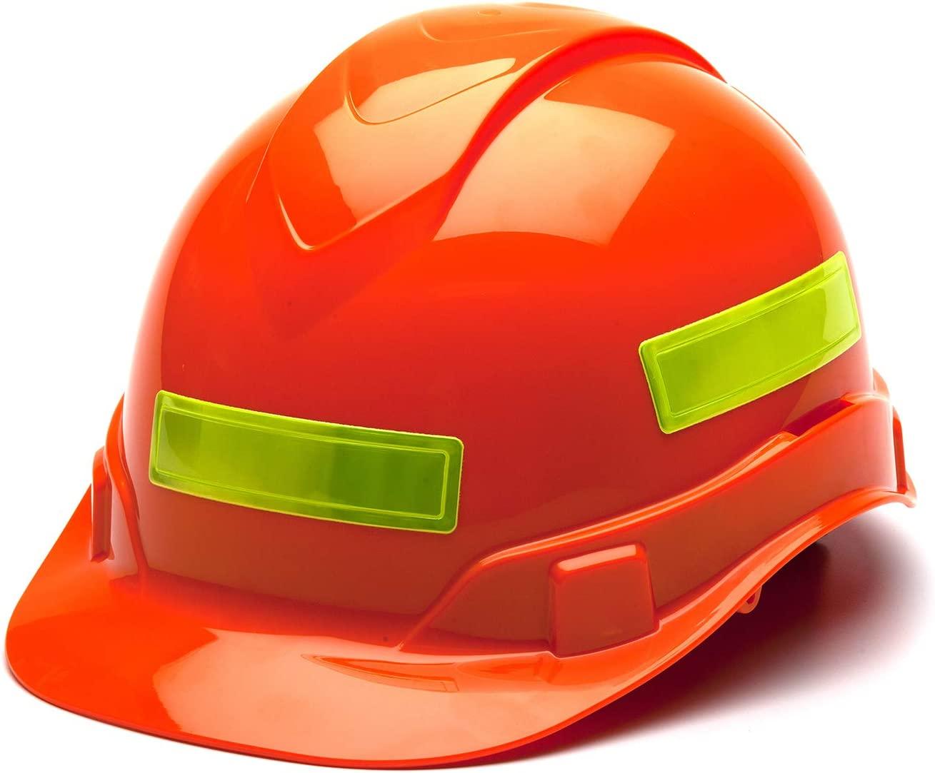 Pyramex HVRSLM Lime Adhesive Reflective Stripe for Hard Hats