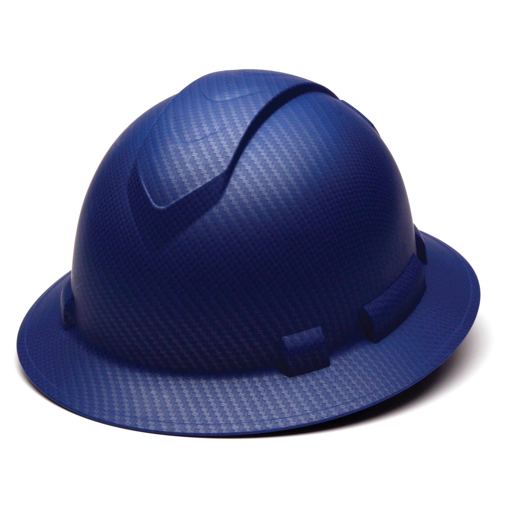 Ridgeline Matte Blue Graphite Full Brim 4Pt Ratchet Hard Hat