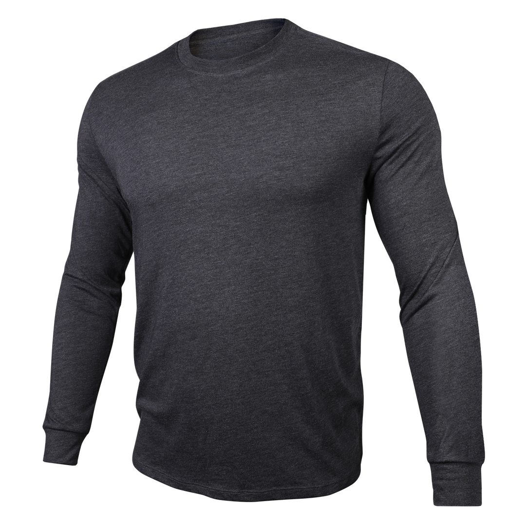 All Day Branded Long Sleeve Crew Tee